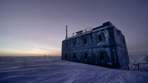 Atmospheric Research Observatory at the South Pole in Antarctica