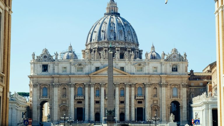 St. Peter's Basilica and its dome in Vatican City